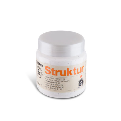 Picture of PRIMO ACRYLIC 3D STRUCTURE PASTE POT 250ML WHITE COARSE GRAI